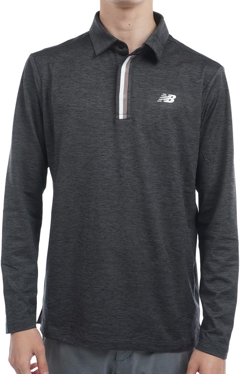 

Футболка-поло New Balance для гольфа с длинным рукавом (эластичная, влагоотводящая, быстросохнущая) / Мужская / 012-4269003, черный