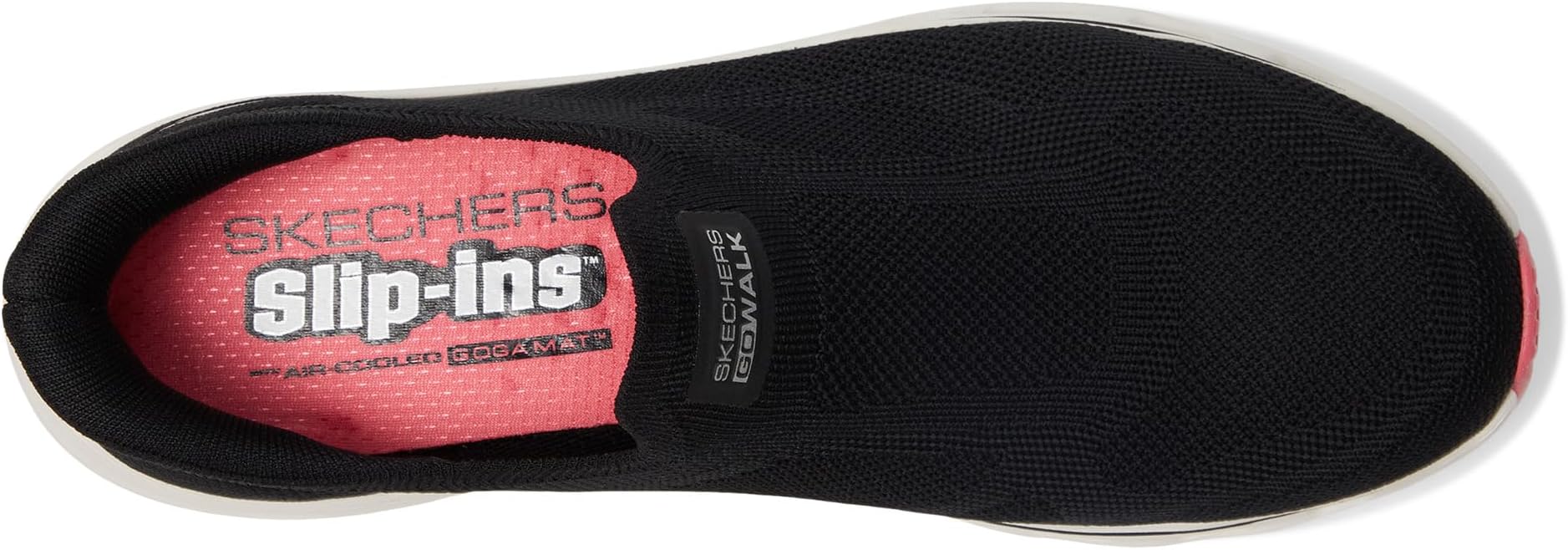 Кроссовки SKECHERS Performance Go Walk Glide Step 2.0 Annette Hands Free Slip-Ins, цвет Black/White — фото 2