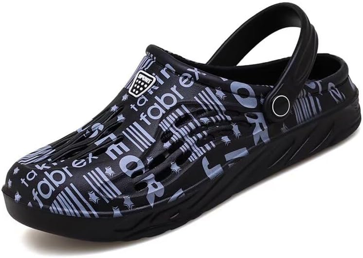 

Мужские легкие спортивные сандалии с закрытым носком для летней прогулки на улице и пляже Zonkacen, черный