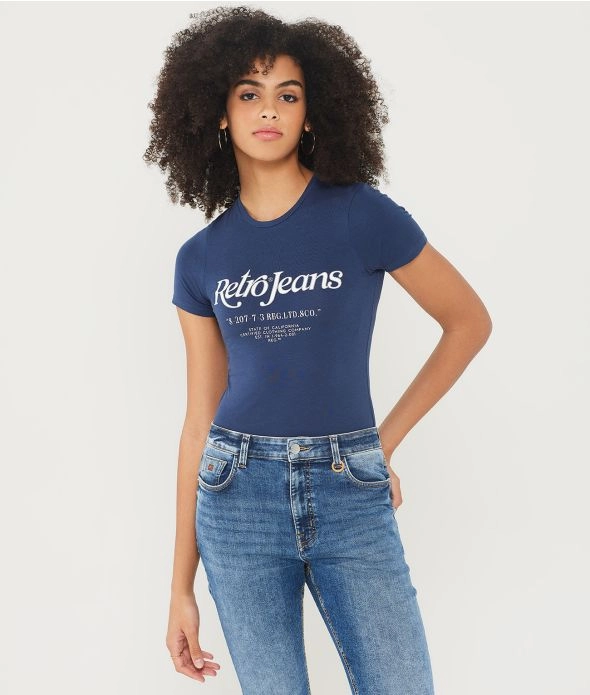 

Футболка Milena Retro Jeans, синий