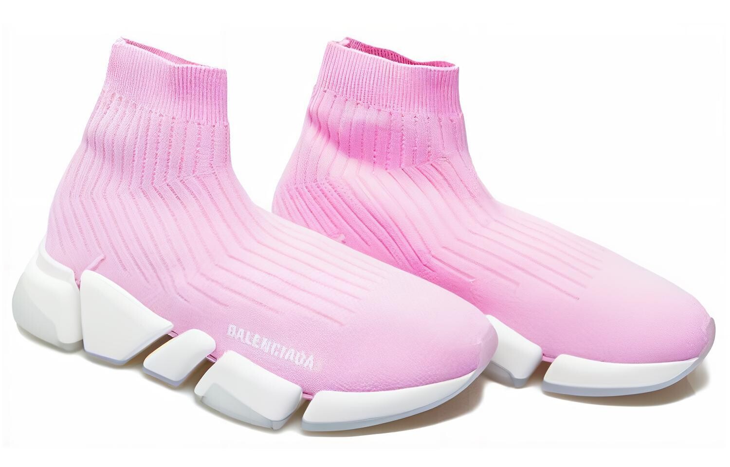Кроссовки женские Balenciaga Speed 2 Trainer, розовый — фото 4