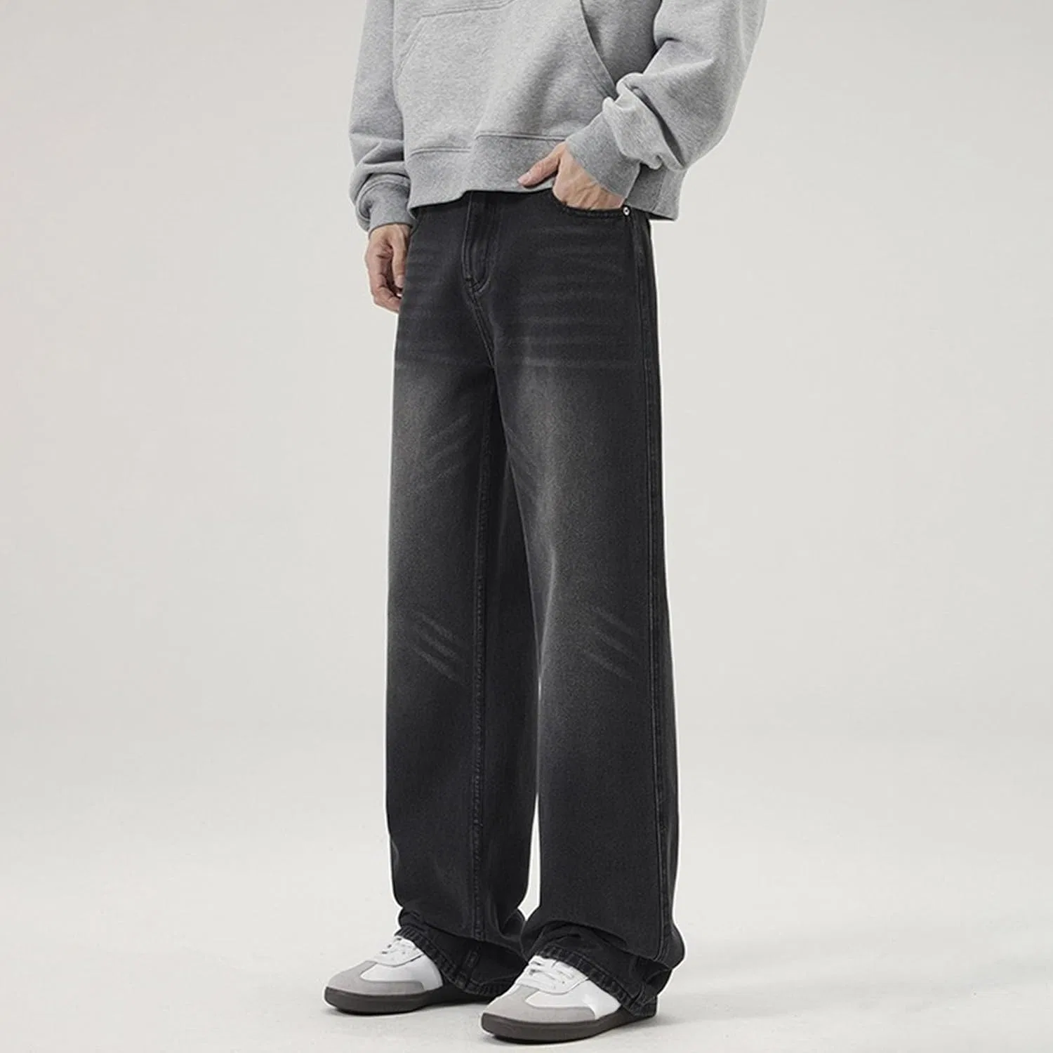 Джинсы свободные Men's Baggy Jean, Черный — фото 2