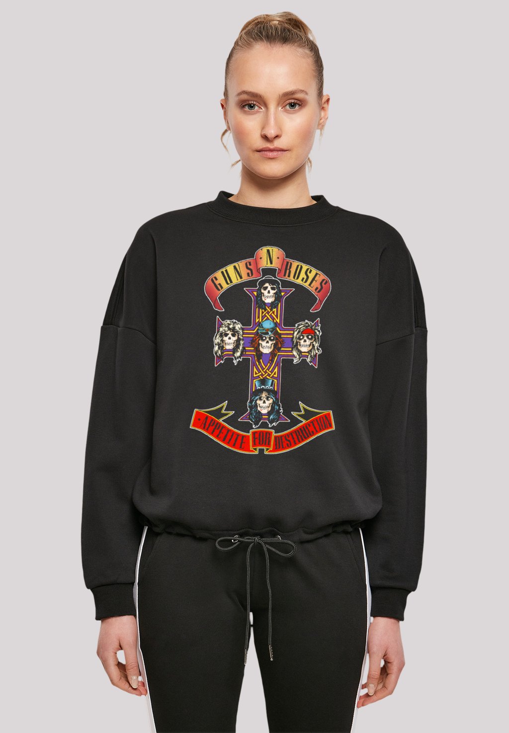 

Толстовка GUNS 'N' ROSES APPETITE FOR DESTRUCTION F4NT4STIC, черный