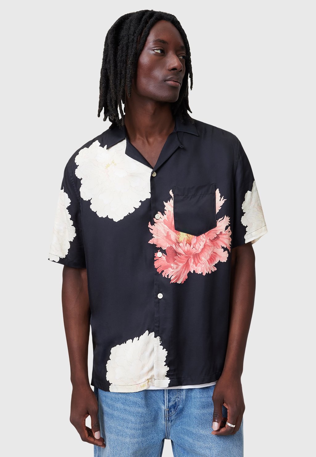 

Рубашка AllSaints, черный