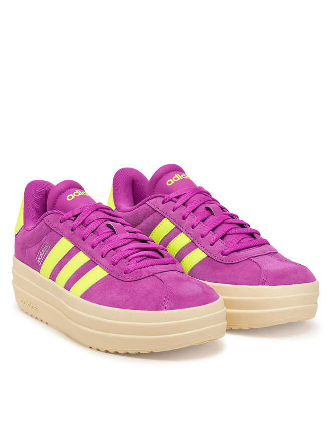 Кроссовки VL Court Bold JI1785 Adidas, розовый — фото 2