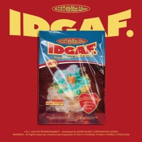 

CD диск M.O.N.T: Idgaf - incl. 80pg Photobook, Postcard + 2 Photocards