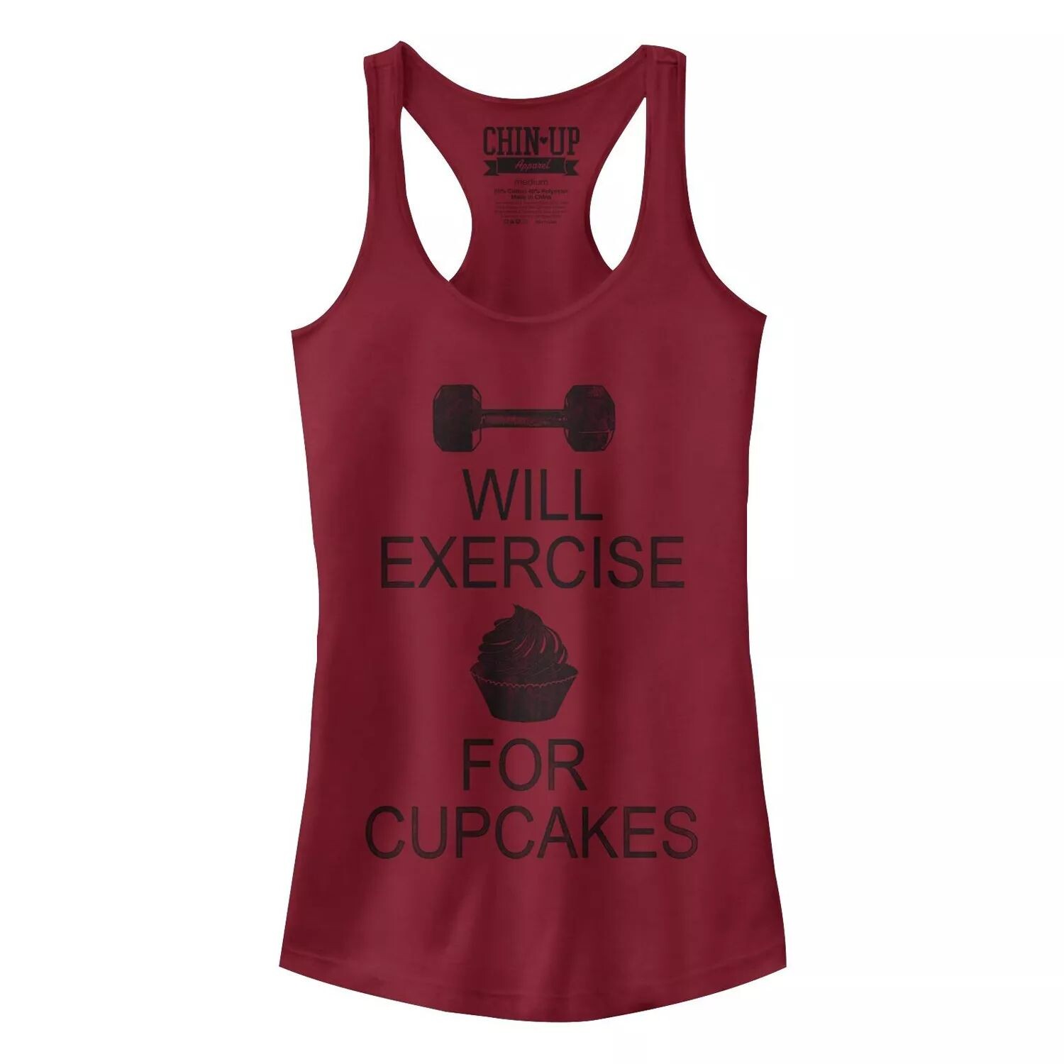 

Упражнение для юниоров с подтягиваниями для Cupcakes Racerback Tank