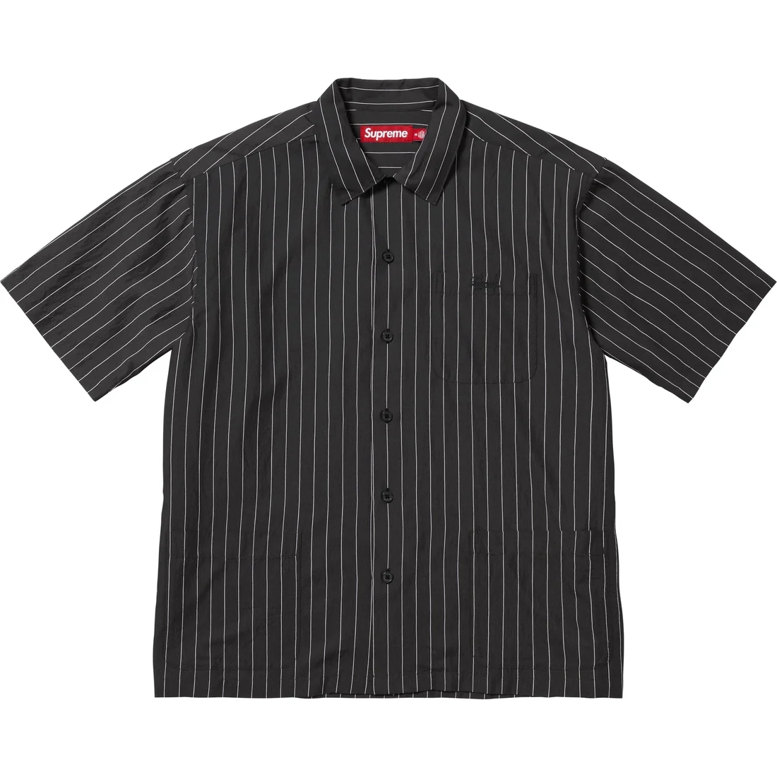 Рубашка Stripe S/S Pajama Shirt Supreme, коричневый — фото 3