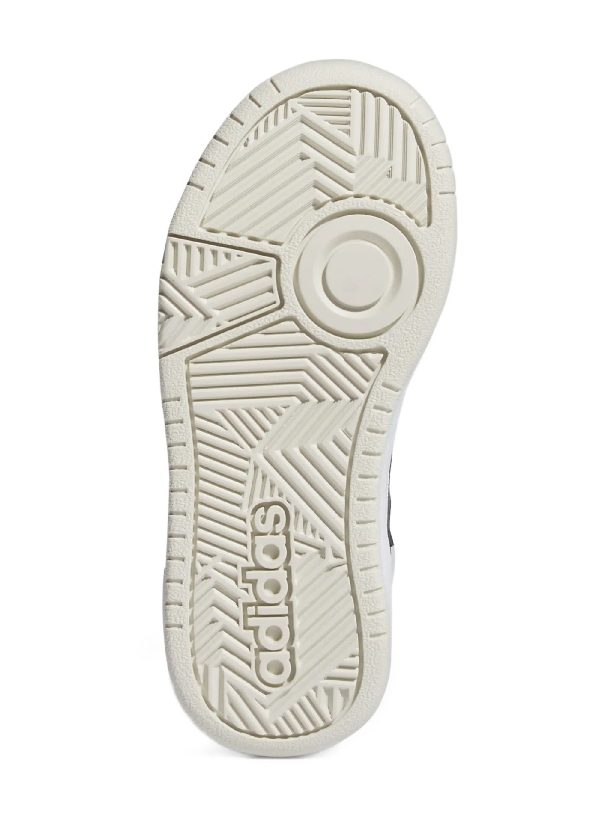 Кроссовки Hoops 3.0 Mid White/Black Adidas Kids, белый — фото 4