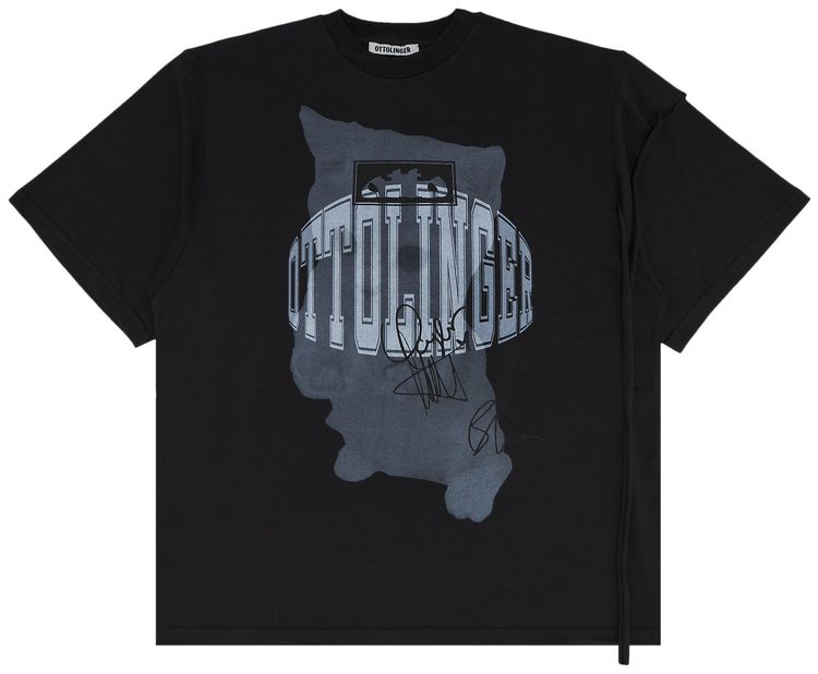 

Футболка Ottolinger Deconstructed Oversized T-Shirt 'Black', черный