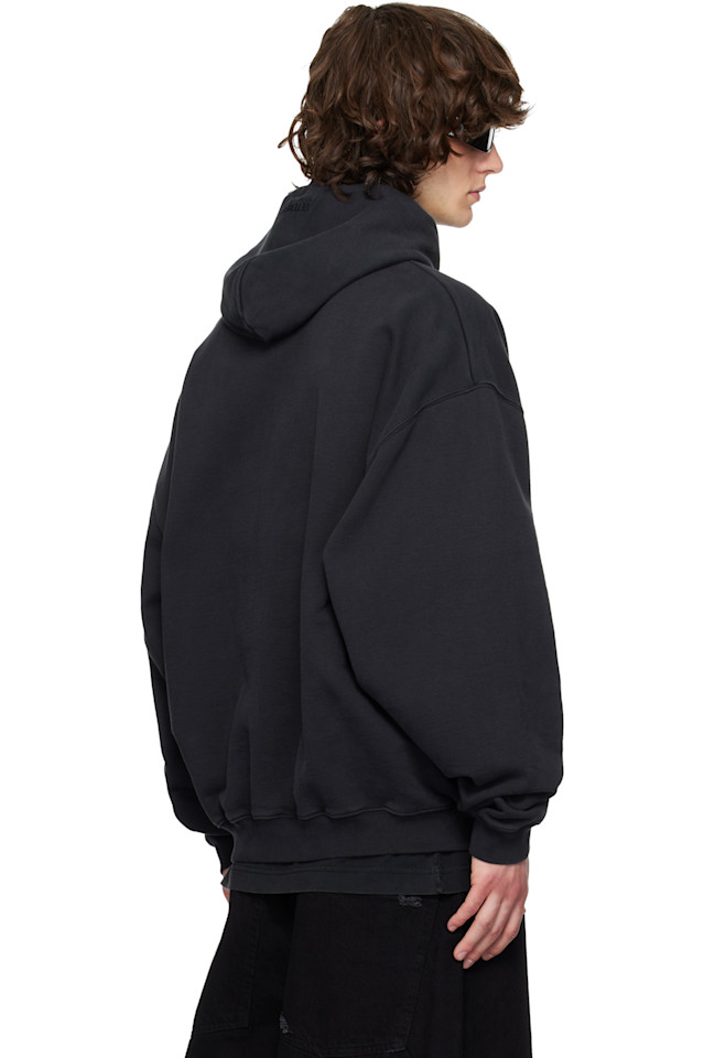 Туристическая толстовка на молнии с надписью «Париж» Vetements, черный — фото 3
