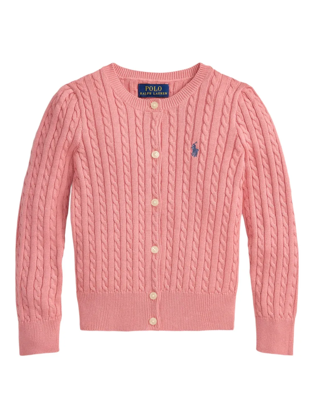 

Кардиган фактурной вязки POLO RALPH LAUREN KIDS, розовый