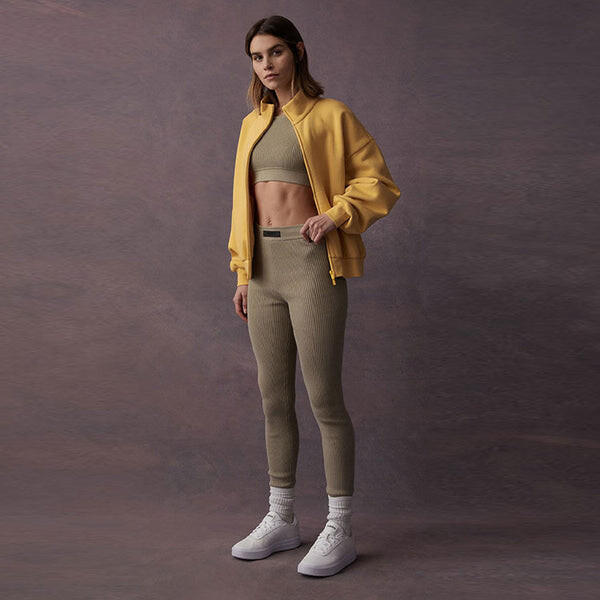 Куртка ss23 filled nylon jacket 'light tuscan' Fear Of God Essentials, желтый — фото 3