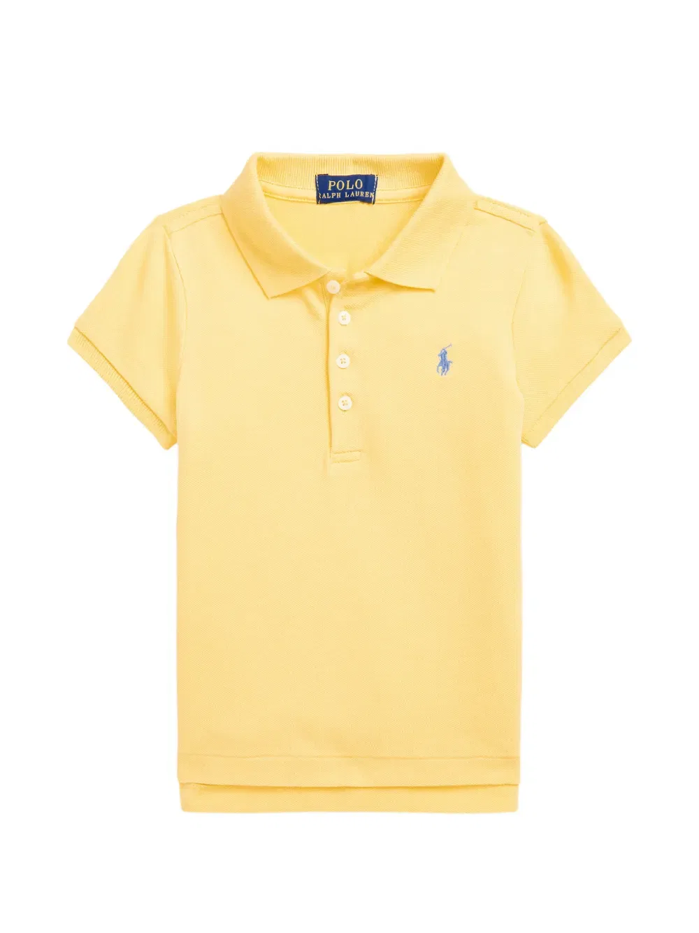 Рубашка поло с вышитым пони Polo Ralph Lauren Kids, желтый