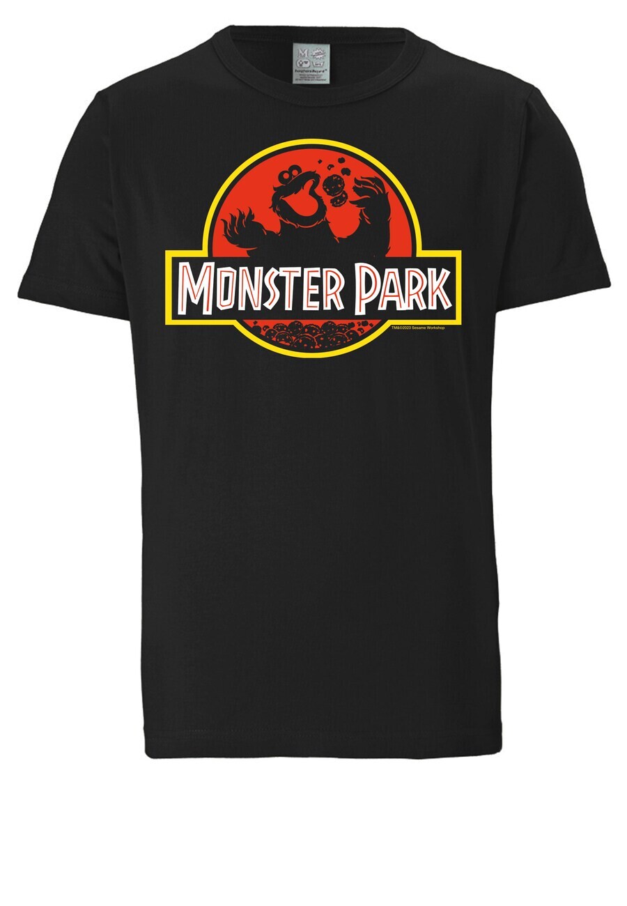 

Классическая футболка LOGOSHIRT Shirt Cookie Monster - Monster Park, черный