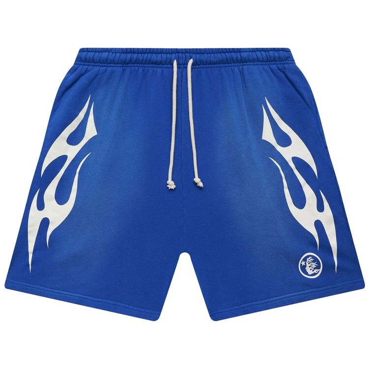 

Шорты Hellstar Flame Shorts Blue, синий