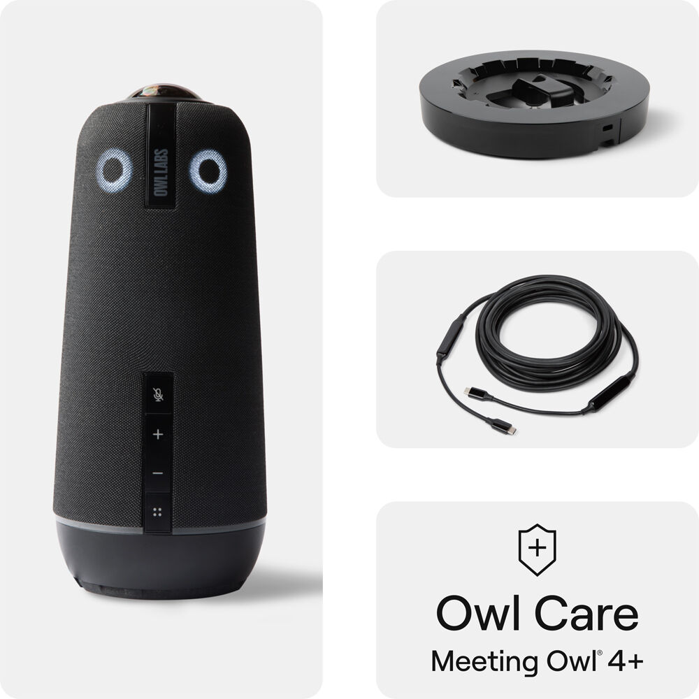 

Умная камера для видеоконференций Owl Labs Meeting Owl 4+ UHD 4K 360° (соответствует требованиям TAA)