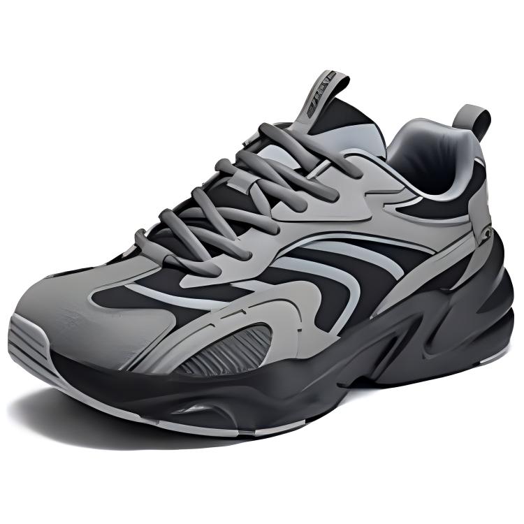 DLITES Низкие Массивные Кроссовки Мужские Серые Черные Skechers — фото 3