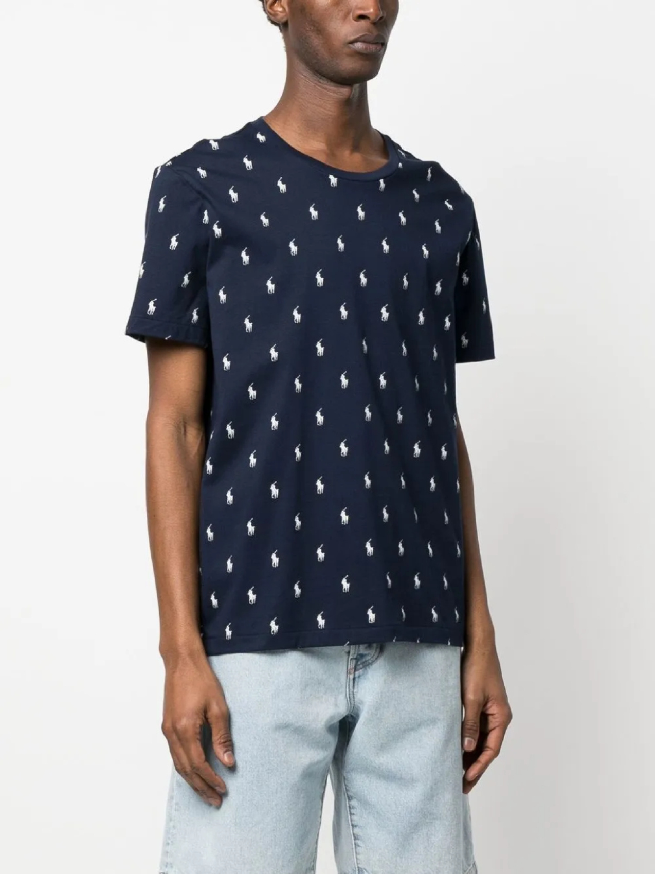 Polo Ralph Lauren футболка с логотипом, синий — фото 3