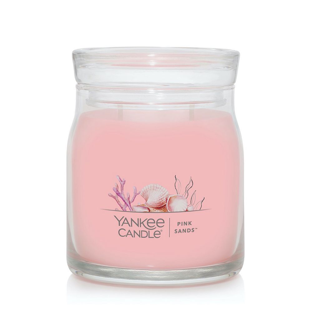 

Yankee Candle Pink Sands, 13 унций. Фирменная средняя банка для свечей, цвет Light Pink