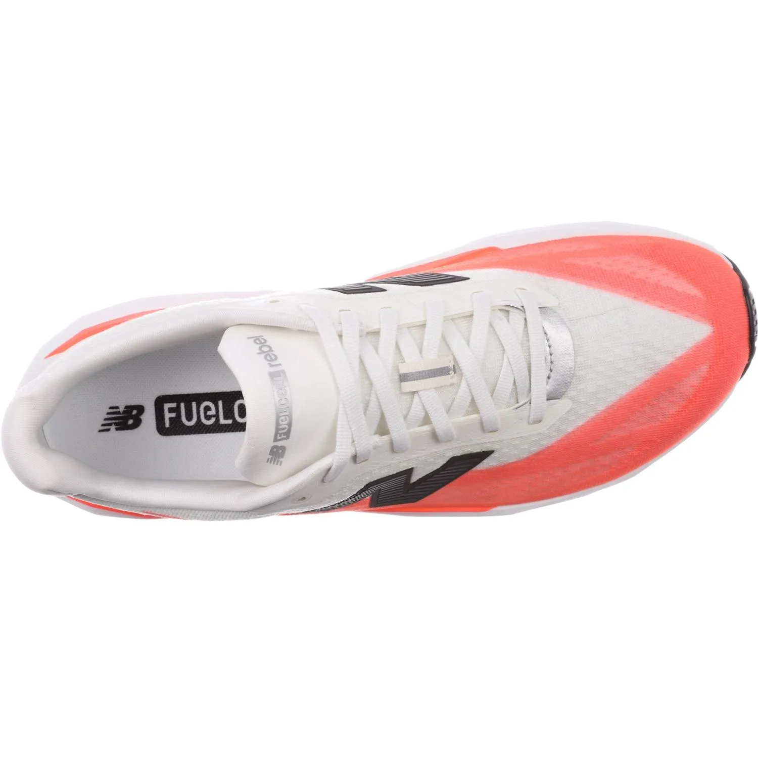 Мужские кроссовки FuelCell Rebel v5 для бега по дороге New Balance, Urgent Red/White/Sea Salt — фото 4