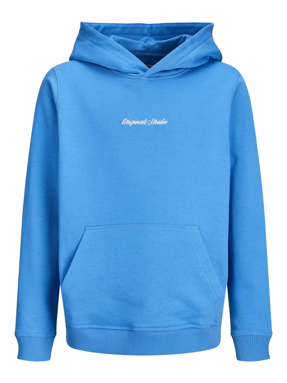 Свитшот с капюшоном, хлопок, JACK & JONES Junior, marina