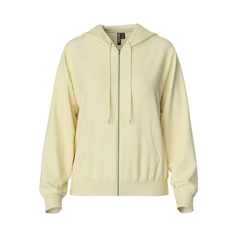 

Толстовка Pieces Chilli full zip, бежевый