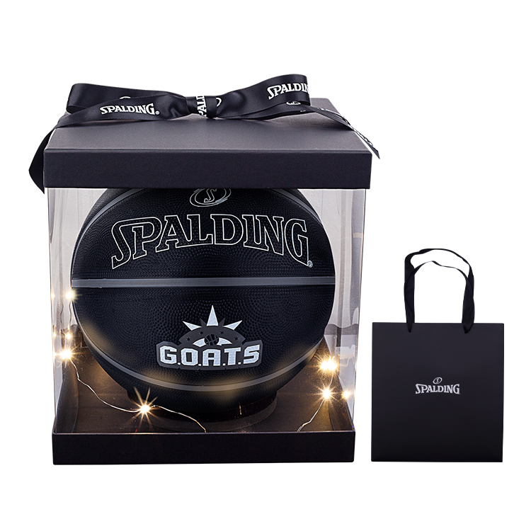 

SPALDING Серия тренировочных мячей GOATS резиновый баскетбольный мяч black размер 7 для тренировок и соревнований