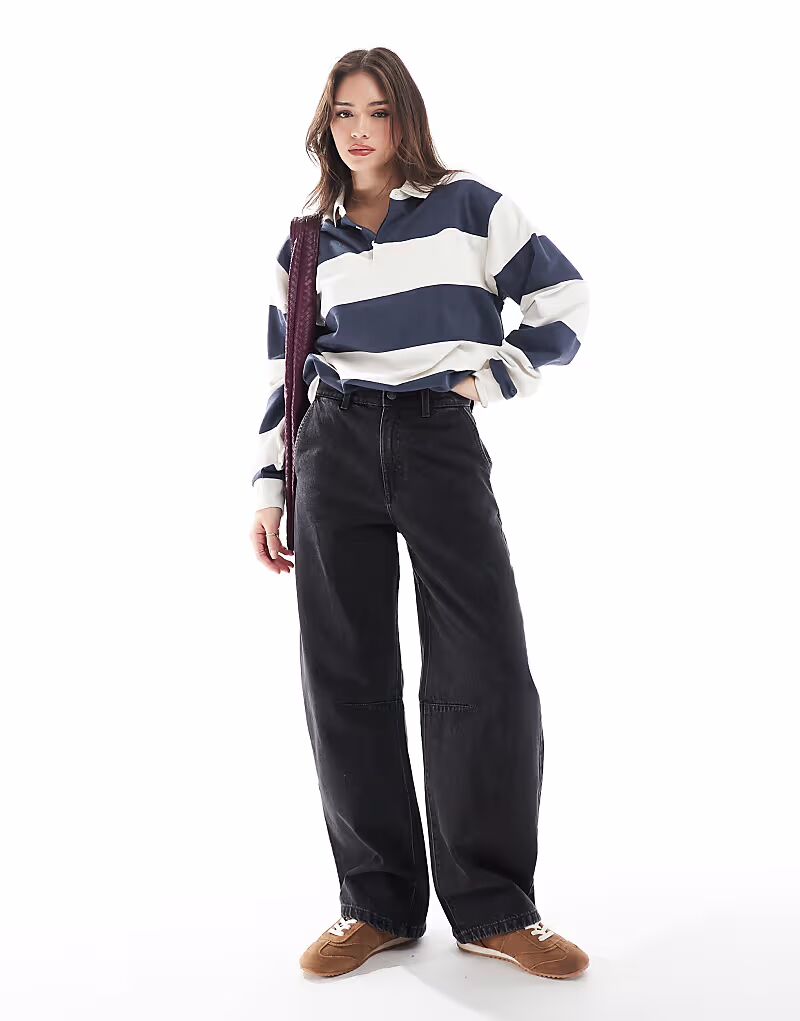 

Джинсы Cotton On barrel leg в графитово-черном цвете Cotton:On