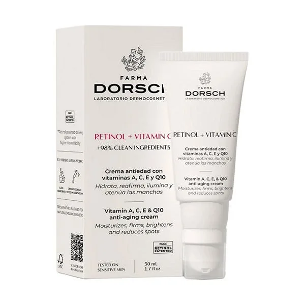 Крем для лица SPF FARMA DORSCH Crema Retinol + Vitamin C — фото 2