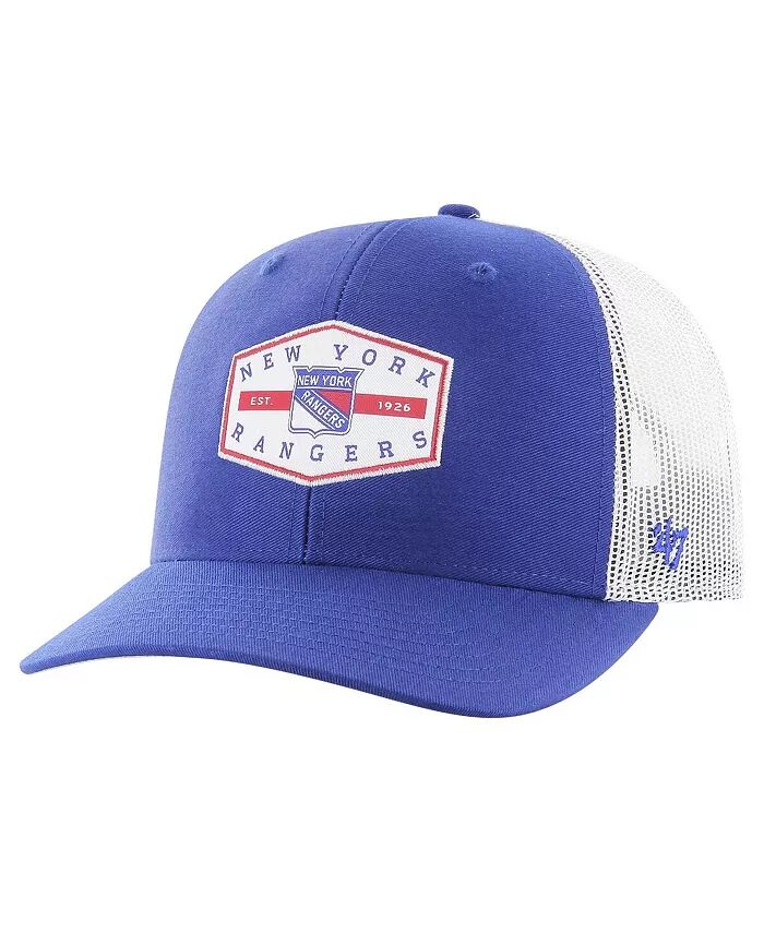 

Мужская синяя регулируемая кепка New York Rangers Convoy Trucker '47 Brand, синий