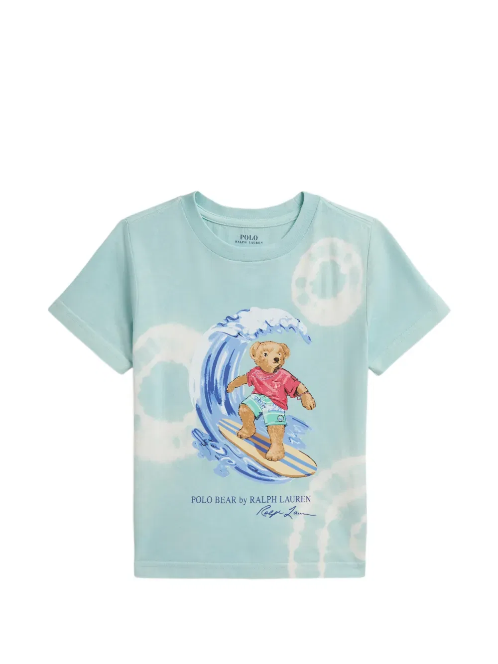 Футболка с коротким рукавом и принтом в виде галстука Polo Ralph Lauren Kids, синий