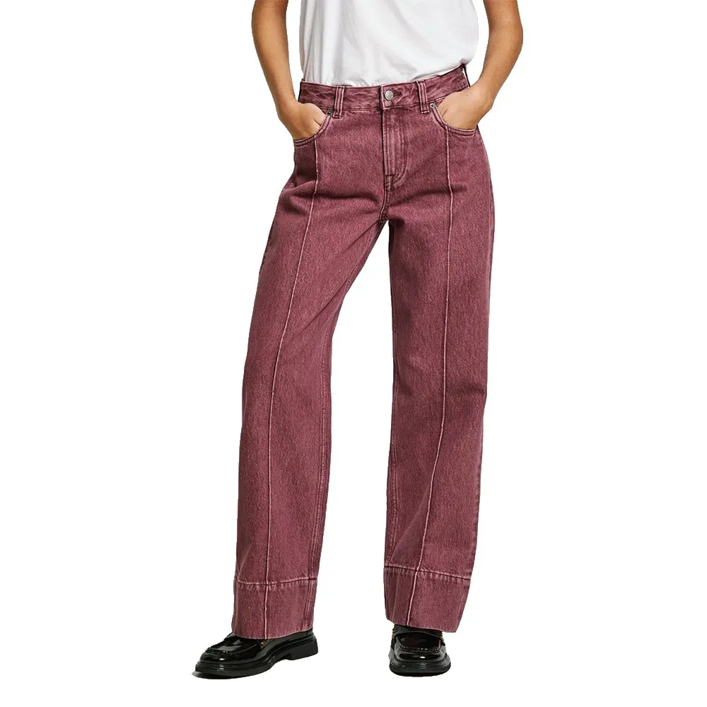 

Джинсы Pepe Loose St high waist, розовый