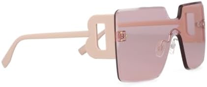 

Солнцезащитные очки большого размера, квадратные, без оправы, с одной линзой, модные, для мужчин и женщин, защита от УФ-излучения UV400, винтажные очки 2026 года MTZJH, Pink