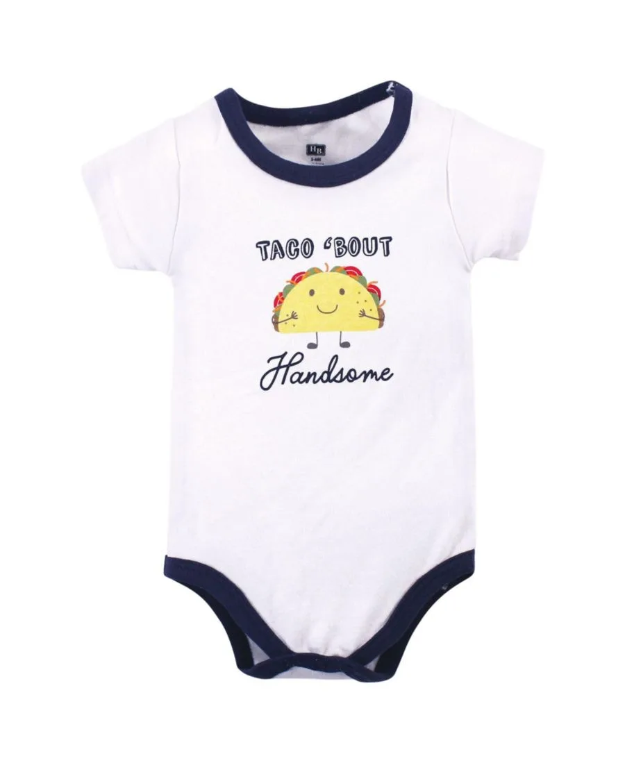 Хлопковый боди, шорты и комплект обуви Hudson Baby, Handsome Taco — фото 3