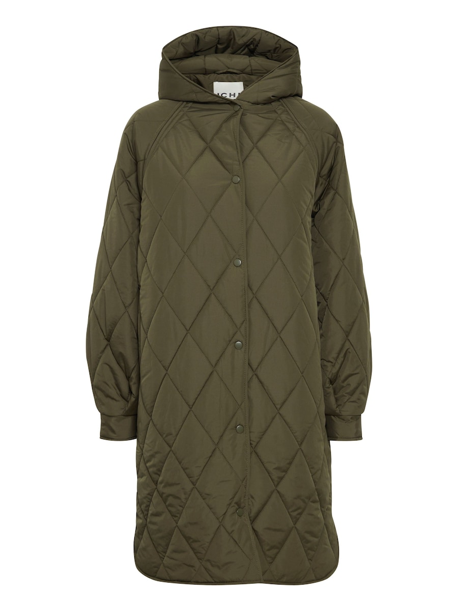 

Пальто межсезонное ICHI Hansa, темно-зеленый