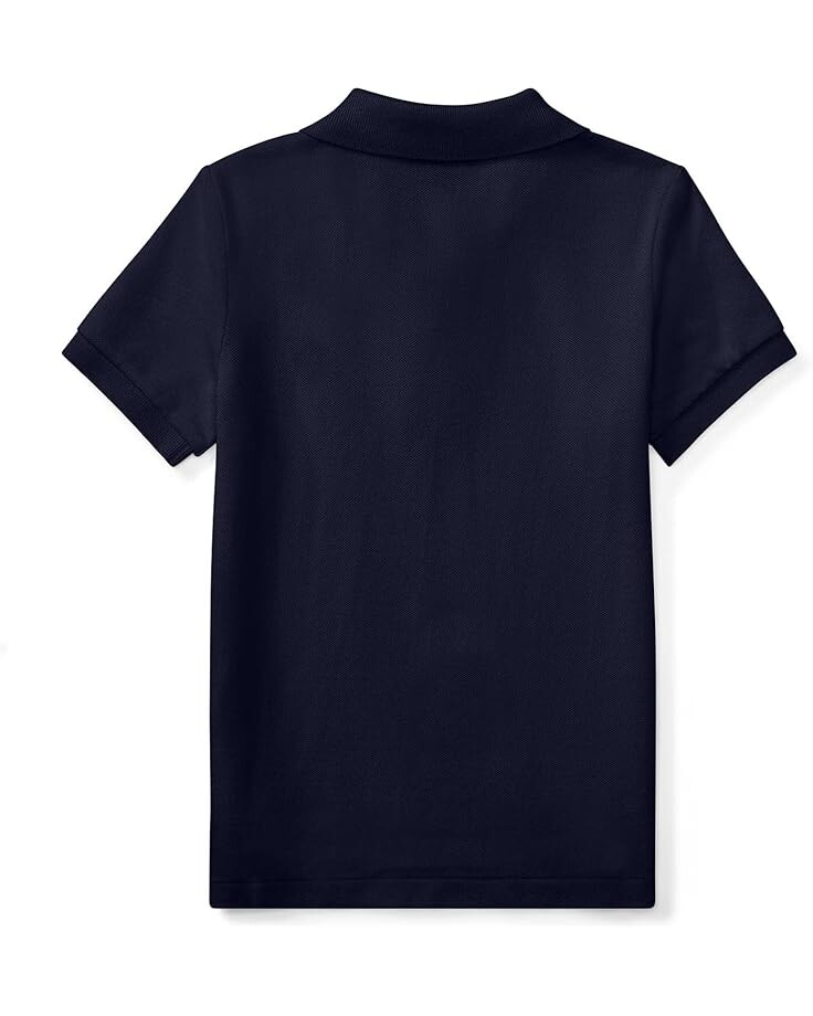 Поло Polo Ralph Lauren Kids Cotton Mesh Polo Shirt, цвет Refined Navy — фото 2