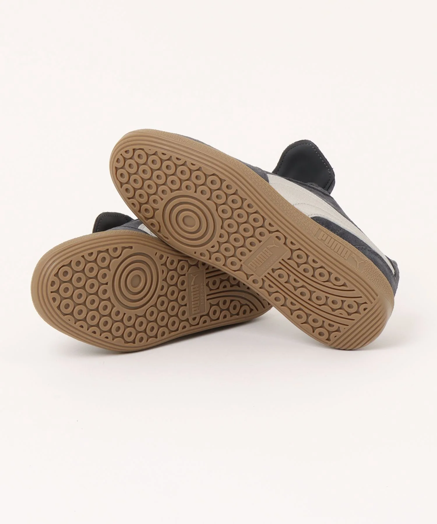 Мужские кроссовки из натуральной кожи Palermo Premium Metallic PUMA серые — фото 3