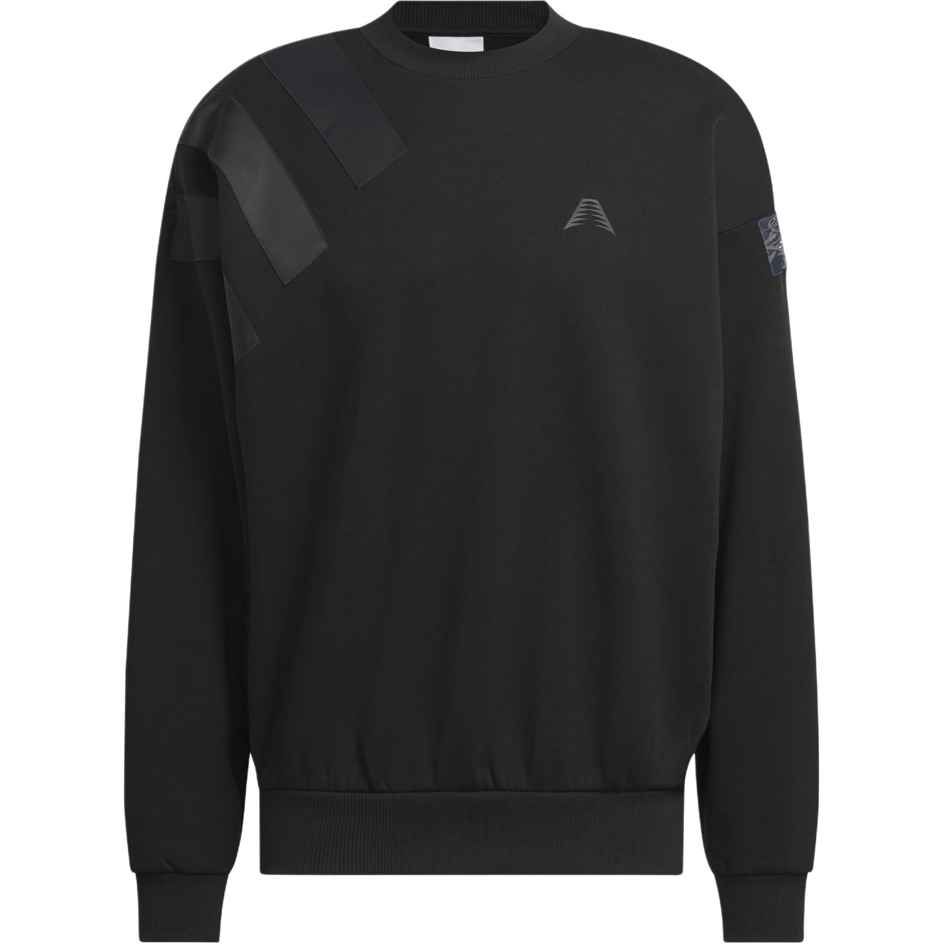 

С AdiClub. Толстовка Anthony Edwards 1 Foundation Crew Adidas, черный