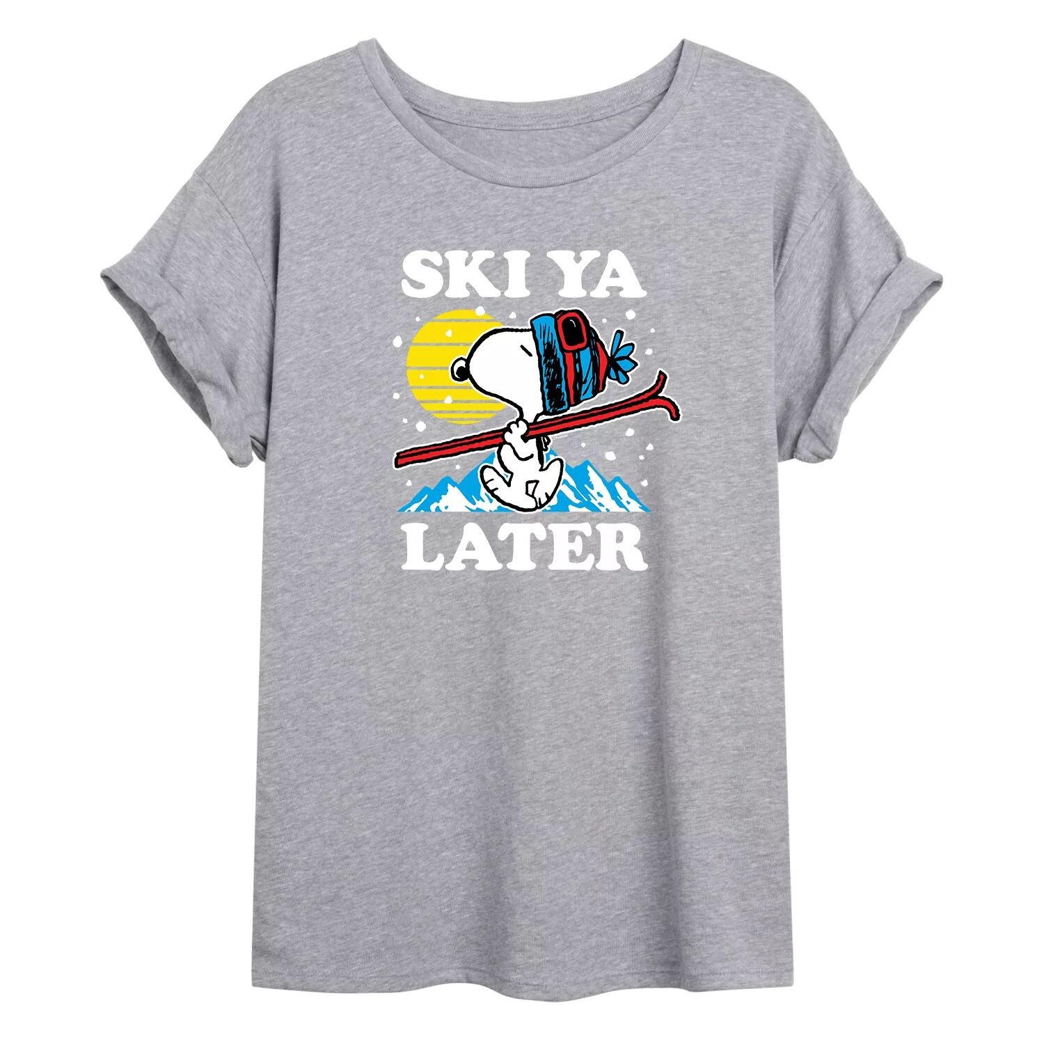 

Детская большая футболка Peanuts Snoopy "Ski Ya Later" Licensed Character
