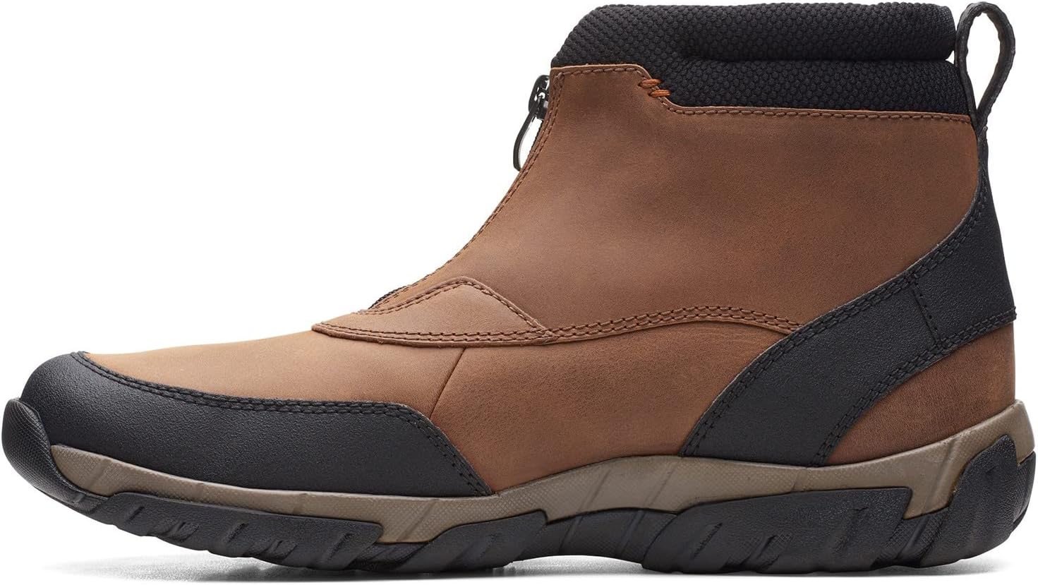 Мужские ботинки Clarks Grove Zip II, темно-коричневый — фото 4