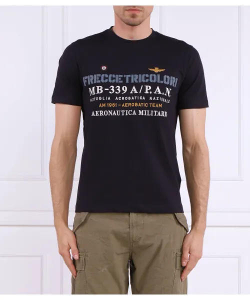 

Футболка Regular fit Aeronautica Militare, синий