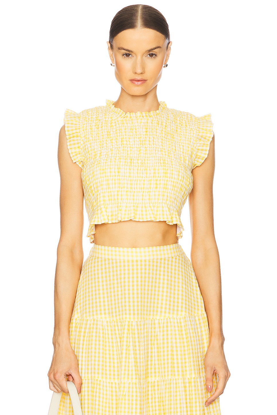 

Malone верхнее платье Sundress, gingham yellow