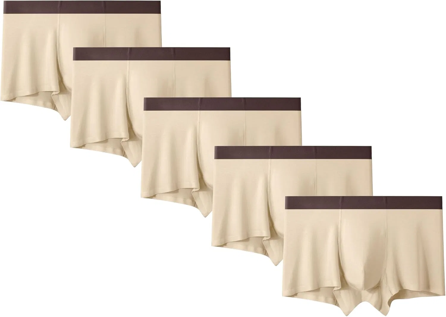 Боксеры дышащие, Milk Coffee-5pc