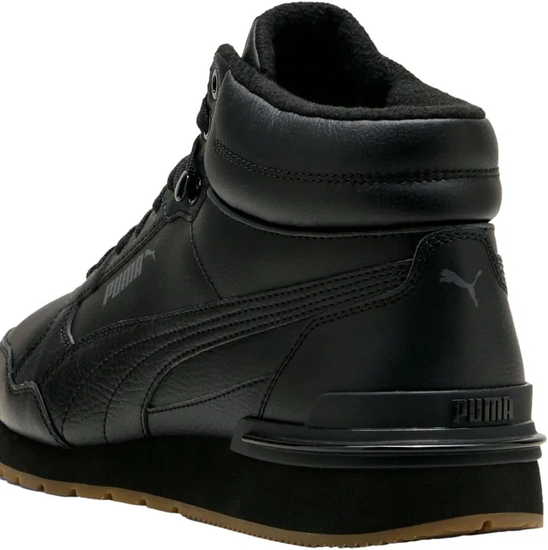 Мужские высокие кроссовки PUMA ST Runner V4 MID (40289301) черного цвета, удобные, функциональные, на шнуровке, для осени и зимы, стильные, на каждый день — фото 3