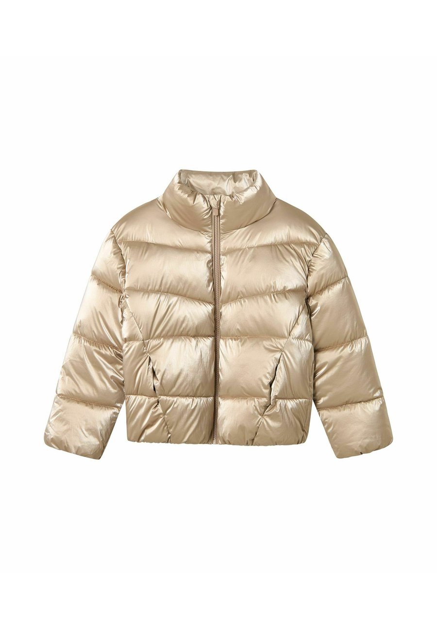 Зимняя куртка Name it GLÄNZENDE, Frosted Almond/Beige — фото 3