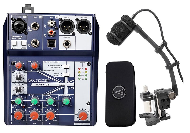 

Микрофон Audio-Technica ATM350D+Notepad-5