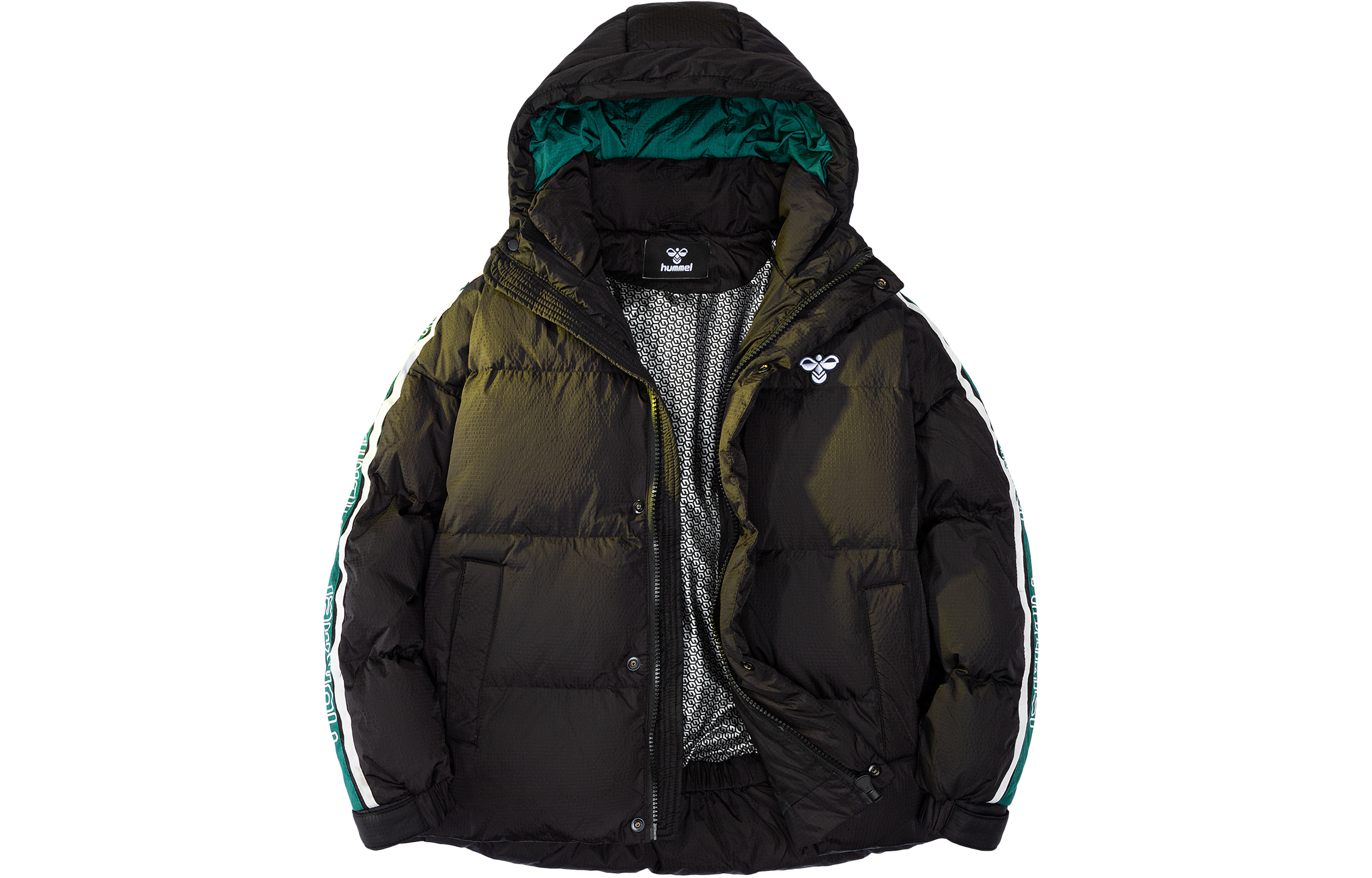 

Hummel Унисекс пуховик, Black+Green