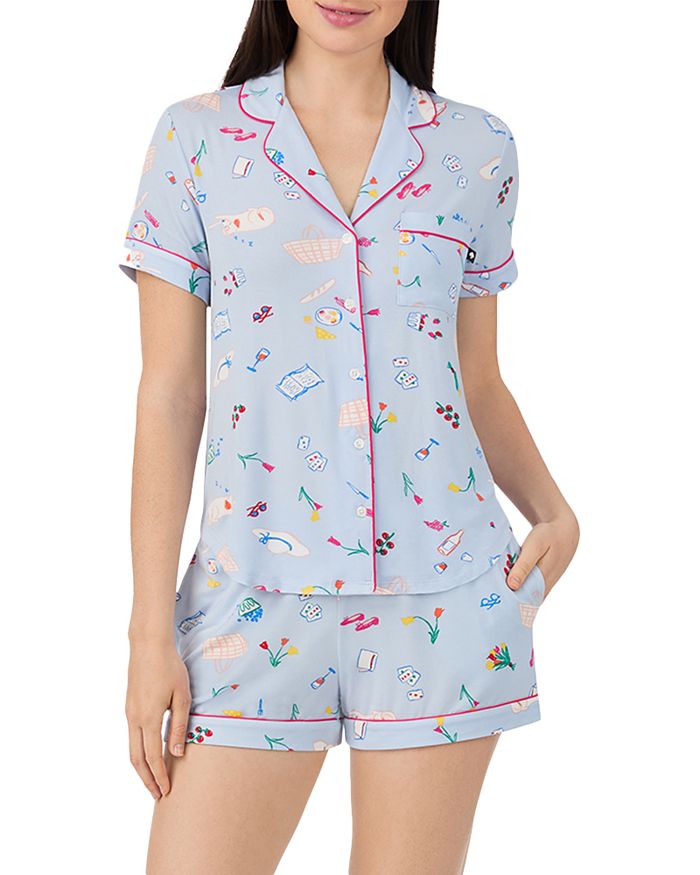 

Короткий пижамный комплект Boxer kate spade new york, синий