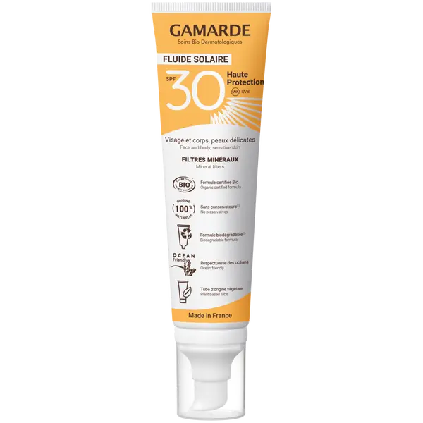 

Солнцезащитный лосьон с spf30 для лица и тела, 100 мл Gamarde